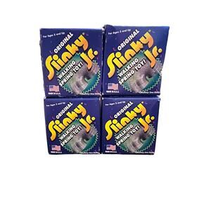 4- 2010 POOF Original Slinky Jr Walking Spring Toy NO. 125 NIB